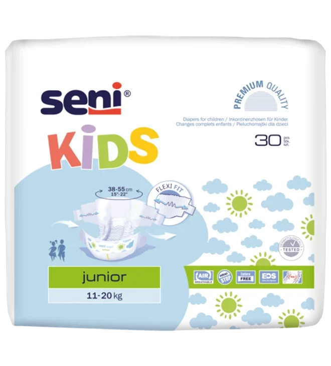 Seni Kids Junior, a´30 dječje pelene za inkontinenciju urina